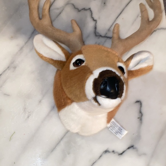 stuffed animal deer wall mount